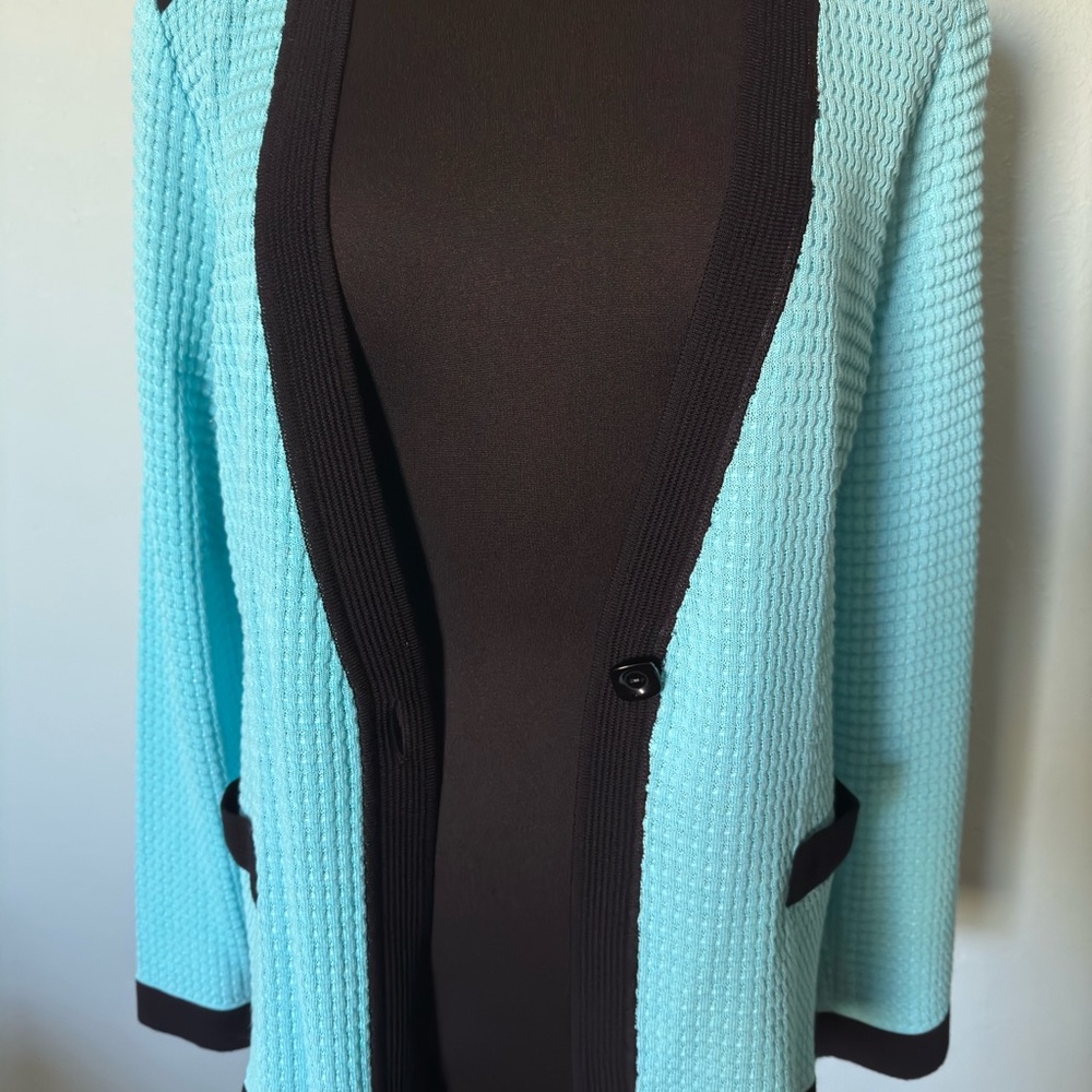 Misook baby blue sweater - Picture 5 of 5